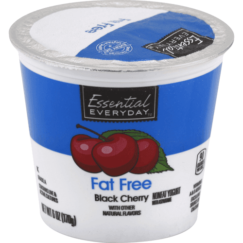 Essential Everyday Yogurt, Fat Free, Black Cherry