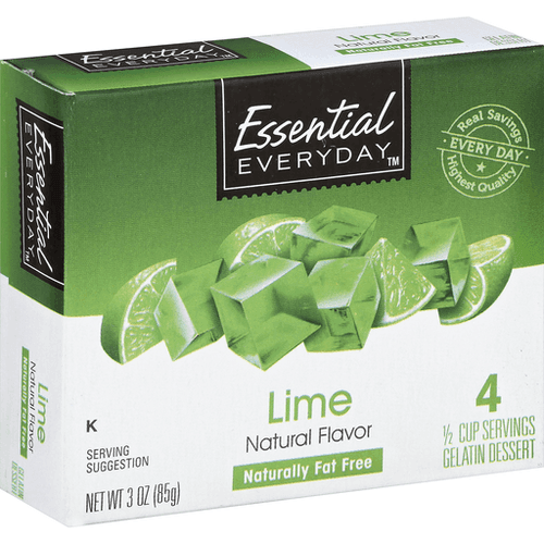 Essential Everyday Lime Gelatin Dessert
