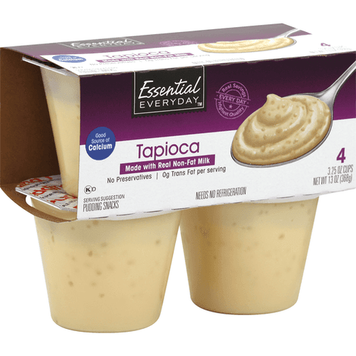 Essential Everyday Pudding Snacks, Tapioca