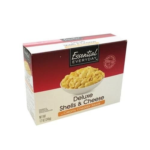 Essential Everyday Macaroni & Cheese Dinner, Shells & Cheese, Deluxe