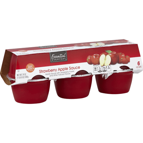 Essential Everyday Apple Sauce, Strawberry