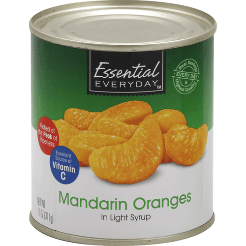 Essential Everyday Mandarin Oranges In Light Syrup