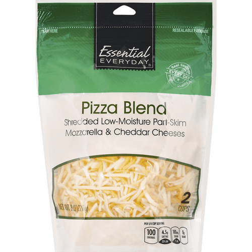 Essential Everyday Cheese Blend, Pizza, Classic Cut