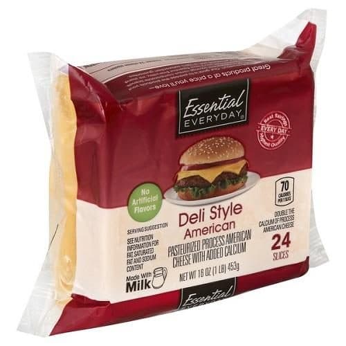Essential Everyday Cheese Slices, American, Deli Style