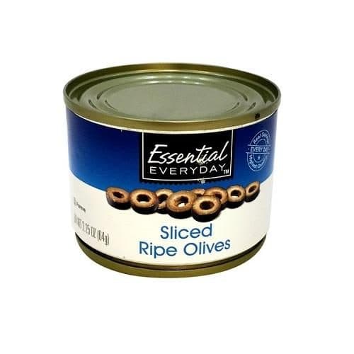 Essential Everyday Olives, Ripe, Sliced