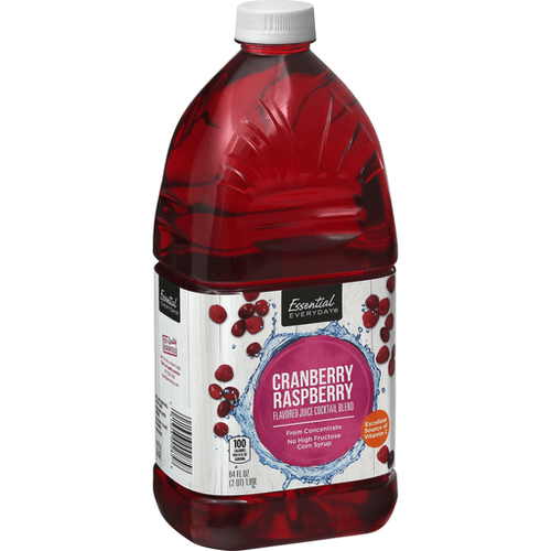 Essential Everyday Cranberry Raspberry Juice Cocktail Blend