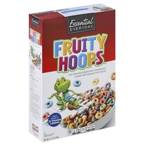 Essential Everyday Cereal, Fruity Hoops