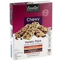 Essential Everyday Granola Bars, Chocolate Chip, Oatmeal Raisin, Peanut Butter Chocolate Chip, S'Mores, Chewy, Variety