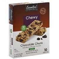 Essential Everyday Granola Bars, Chocolate Chunk, Chewy