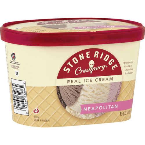 Stoneridge Creamery Ice Cream, Neapolitan