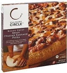 Culinary Circle Pizza, Rising Crust, Italian Sausage
