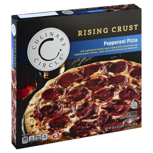 Culinary Circle Pizza, Rising Crust, Pepperoni