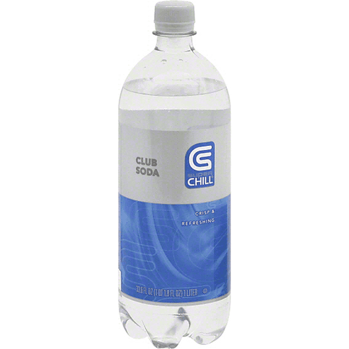 Super Chill Club Soda, Crisp & Refreshing