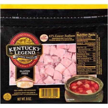 Kentucky Legend Ham, Cubed, Hickory Smoked
