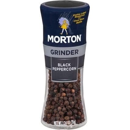 Morton Peppercorn, Black, Grinder