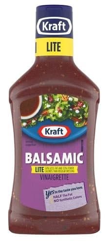 Kraft Balsamic Vinaigrette Lite Salad Dressing