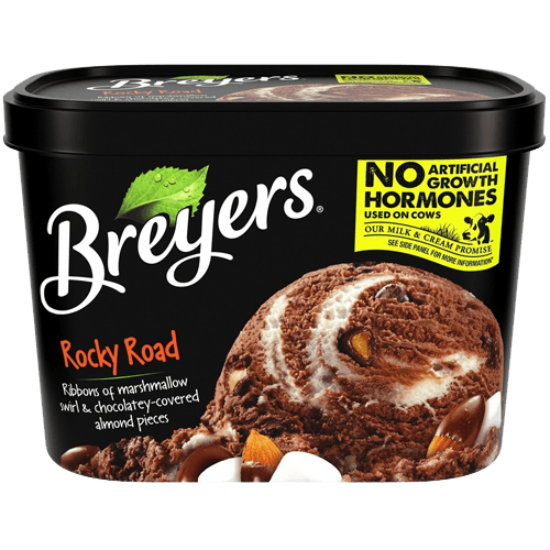 Breyers Rocky Road  Dairy Dessert