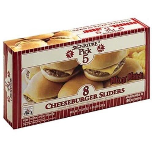 Signature Pick 5 Cheeseburger Sliders