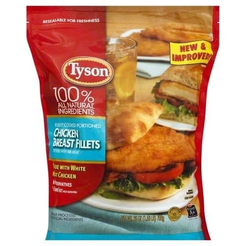 Tyson Fully Cooked Portioned Chicken Breast Fillets