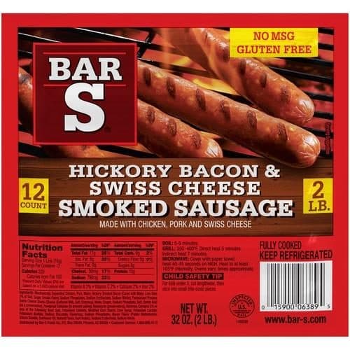 Bar S Bcn Swis Smokedsausg