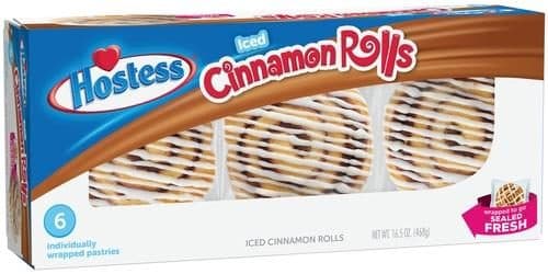 Hostess Iced Cinnamon Rolls
