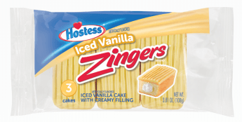 Hostess Iced Vanilla Artificially Flavored Zingers