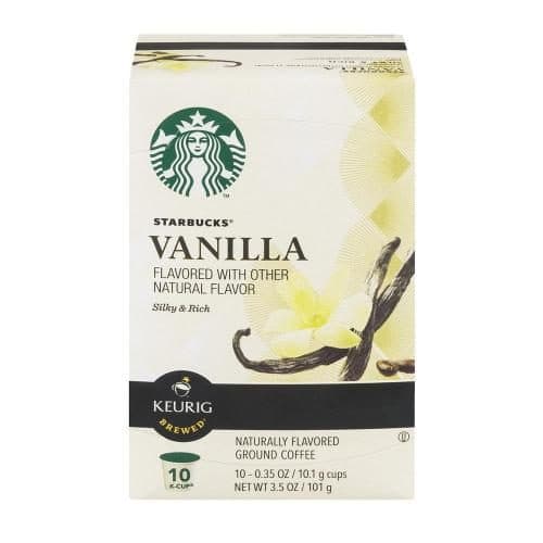 Starbucks 100% Arabica Naturally Flavored Vanilla K Cup Coffee Pods