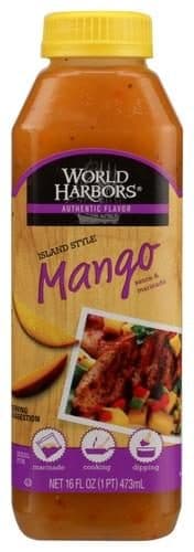 World Harbors Sauce & Marinade, Island Style Mango