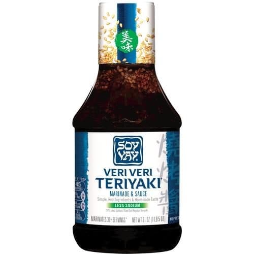 Is it Low Sugar? Soy Vay Marinade & Sauce Veri Veri Teriyaki Less Sodium