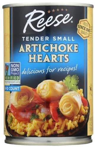 Reese Artichoke Hearts 8-10 Small Size