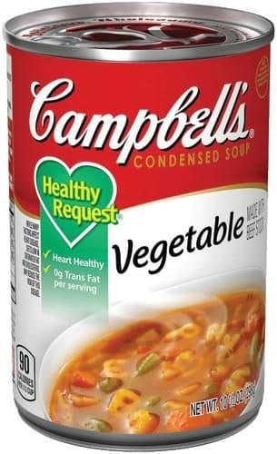 Campbell'S - Healthy Request Vegetable Soup