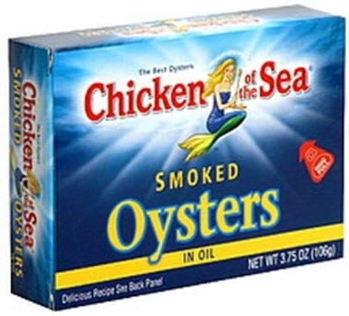 Chicken Of The Sea Oysters Smoked Fancy In Oil