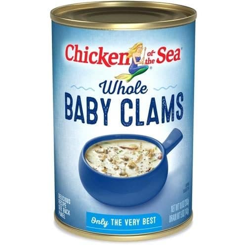 Chicken Of The Sea Baby Clams Whole