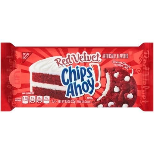 Chips Ahoy! Cookies Chewy Filled Soft Red Velvet