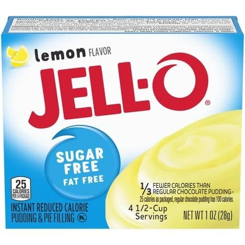 Jell-O Pudding & Pie Filling Instant Lemon Sugar Free/Fat Free