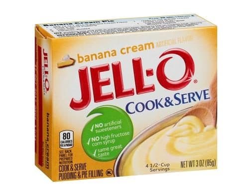Jell-O Cook & Serve Banana Cream Pudding & Pie Filling Mix