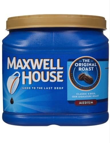 Maxwell House Medium Roast Original Roast Ground Coffee
