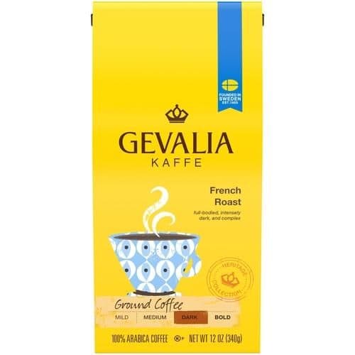 Gevalia French Roast Dark Roast Ground Coffee Bag