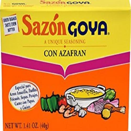 Goya Sazon Seasoning Con Azafran