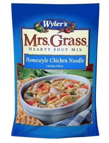 Mrs. Grass Soup Mix, Hearty, Homestyle Chicken Noodle