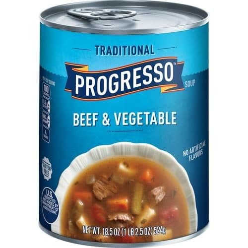 Is it AIP Friendly? Progresso Traditional Soup Beef & Vegetable