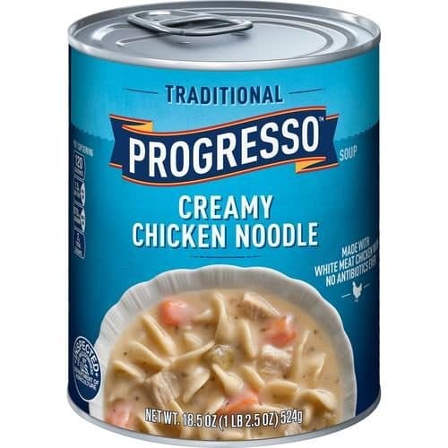 Is it Shellfish Free? Progresso Traditional Soup Creamy Chicken Noodle