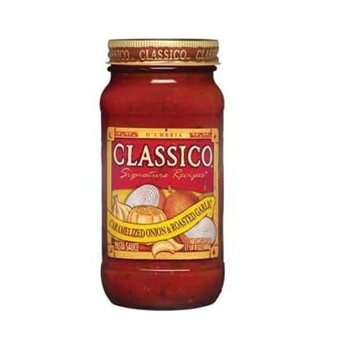 Classico Caramelized Onion & Roasted Garlic Pasta Sauce Jar