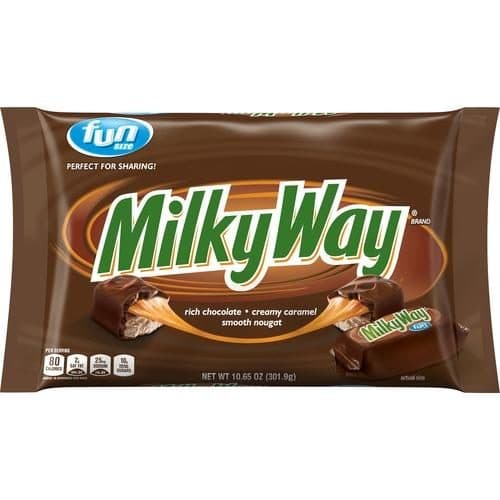 Milky Way Fun Size Chocolate Candy Bars Bag