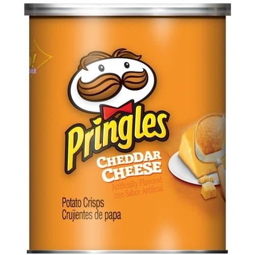 Pringles Grab N' Go Cheddar Cheese Potato Crisps