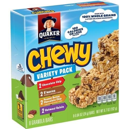 Quaker Chewy Granola Bars Variety Pack