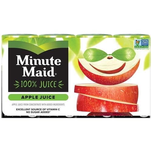 Minute Maid Juice Apple Cartons
