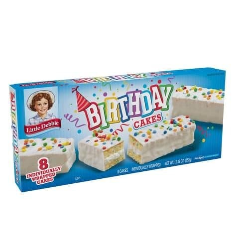 Snack Cakes Little Debbie Family Pack Birthday Cakes