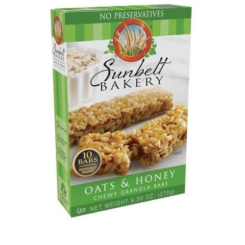Sunbelt Bakery Granola Bars Chewy Oats & Honey