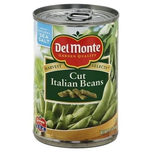 Del Monte Harvest Selects Beans Italian Cut With Natural Sea Salt